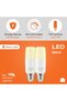 مصباح LED على شكل عصا E27 - 4 قطع، 3000 كلفن أبيض دافئ - موفر للطاقة يعادل 55 واط، مصابيح غير قابلة للتعتيم مع - 3
