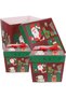3PCS Christmas Nesting Gift Boxes with Lid, Stacking Boxes Xmas Boxes for Gifts, Red Christmas Tree Gift Wrap Boxes for Christmas New Year Wrapping Presents and Decorations - 8