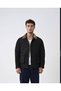 Black Velvet Collar Pocket Jacket