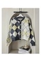 Baklava Patterned Soft Wool Knitwear Cardigan - 2