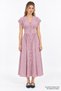 Low Sleeve Regular Midi Dress with Gipeli on the Back