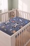 Astronaut Patterned Quilted Liquid-Proof Baby Mattress – Fully Surrounding the Bed with Elastic Edges - 6