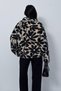 Women's Floral Motif Pocket Soft Textured Plush Jacket - 8
