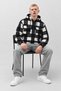 Men's Plaid Hooded Casual Black Lumberjack Jacket with Pockets - 4