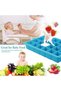Ice Cube Trays 3 Pack, Silicone Ice Tray with Removable Lid Easy-Release Flexible Ice Cube Molds 24 - 3