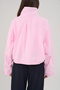 Liora Buttoned Pink Bomber Jacket - 5