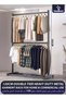 Toshionics Double Rod Clothing Rack Heavy Duty Dual Layer Clothes Drying Stand Garment Organizer Ope