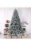 VUCATIN White Christmas Tree Snow Flocked Spruce Snowy Holiday Xmas Tree for Home Easy Assembly Meta - 5