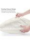 MahMir® Silk Satin Pillowcase for Hair and Skin Queen Ivory White Silk Pillowcase 2 Pack 76L x 51W C - 5