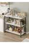 Zanotta Durable 3-Tier Coffee Table Coffee Rack Kitchen Storage Rack Kitchen Cabinet Multi-tier Shel