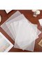 DUNISO 25 Pcs Reusable Clothes Storage Bags, Frosted Zipper Bags, Waterproof Luggage Organiser Pouch - 4