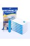 Altheqa Vacuum Compression Storage Bags, 5 Pack Vacuum Bags (2L+2M+1J+1Pump) with free Hand Pump, Va