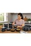 Food Storage Containers with Lids, 500cc Capacity, 12-Piece Set, Reusable Plastic Food Containers, Leak-Resistant Meal Prep Containers, Kitchen Storage Boxes for Lunch, Snacks - 2