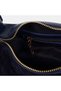 Women's Navy Blue Tassel Detailed Suede Textured Hand and Shoulder Bag - 6