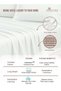 PIZUNA Pure Combed Cotton Bed Sheet Set Queen Size White, 400 Thread Count Cozy Luxury 100% Long Sta - 2