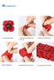 ACECOAT 2000 PCS Artificial Rose Petals, 5x5 cm Fake Flower Petals, Romantic Decorations Special Nig - 3