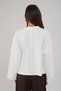 Tiffa Oversize White Long Sleeve T-Shirt - 5