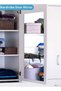 HOMESTAR Full Length Mirror, Wall Mounted Body Mirror for Bedroom, Makeup 4 pcs 30 cm x 30 cm Over T - 3