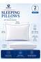 Eworld Set of 2 Premium Hotel-Quality Pillows, Crafted with Firm and Supportive Gusseted Design, Ide - 2