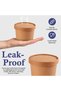 SNH Packing SNH Eco Friendly, Kraft Soup Bowls 12 Oz, Disposable Food Cups - 4