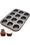 MOMENT Non-Stick Carbon Steel Muffin Pans - Pair Of Cupcake Cookie Sheet Pan Style For Baking, Muffi