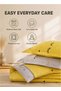 GOLDEN HOME 6 Piece King/Queen/Single size, striped pattern duvet cover set. set includes 1 Comforte - 5
