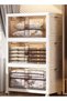 Arabest 3 Tier Kitchen Organization Cabinet 3 Layer Foldable Plastic Storage Drawer, Drawer Unit, Bo - 2