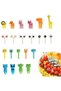 Beyond Basics Fruits Picks for Kids 50 Pcs, Cute Animals And Cartoon Eyes Fork/Picks for Fruits Vege - 3