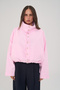 Liora Buttoned Pink Bomber Jacket - 4
