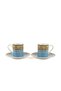 Blue Baraque 2-Piece Coffee Cup Set 100ml