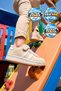 Beige Velcro Strap Unisex Children's Walking and Sports Shoes Sneaker Coop F - 3