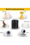 SYOSI 3Pcs Acrylic Small Wall Shelf, Surveillance Bracket with Adhesive, Mini Floating Wall Shelves - 3