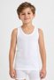 Boy's 5-Piece Advantage Pack White 100% Cotton Undershirt - 4