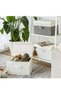Hanayo Large Storage Bins with Lids, Pack of 2 Closet Storage Boxes for Shelves, Decorative Wardrobe - 2