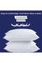 American Linen Natural Duck Down Feather Pillow – Hotel Quality Comfort, 100% Cotton Cover, Standard - 3