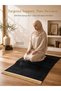 Farazdaq 8CM Thick Prayer Mat with Knee Support - 4-Layer Velvet Muslim Prayer Rug with Non-Slip Bot - 2