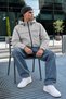 Men's Hooded Waterproof Casual Stone Raincoat - 4