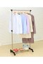 Leostar Single-Pole Telescopic Clothes Hanger Silver/Black 91x43 (adjustable hight 94 to 160)cm - 3