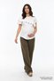 Crew Neck Maternity T-Shirt with Hidden Zipper and Breastfeeding Feature - 6