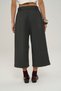 Riven Pleated Long Anthracite Bermuda Trousers - 5