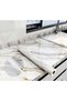 Zeemey 1pc Golden Grey White Marble Wallpaper, Peel and Stick, Self-Adhesive Vinyl Contact Paper for
