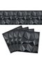 MissTiara 20pcs Diamond Design PVC 3D Wall Panels with 50M Double-Sided Adhesive, Suitable for Kitch - 3