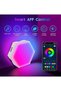 ARNOTEC Hexagon LED Wall Lights 6 Panels, Smart RGB Gaming Lights with Bluetooth App & Remote Contro - 4