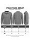سويت شيرت سينميتي بقصة عادية وياقة بولو وأكمام طويلة - 7798 - 4