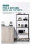BLOOMING TIME 5-Tier Wire Storage Shelving Rack Heavy Duty Metal Organizer with Leveling Feet Adjust - 5