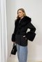 Fur Detailed Cashmere Coat 6-1607 - 6