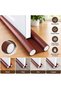 LDQ Leather Door Bottom Sealing Strip Guard Sound Proof Noise Reduction Under Door Draft Stopper, Du