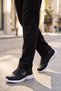 Lace-Up Lightweight Comfortable Black-White Unisex Walking and Sports Shoes Sneaker Core 020