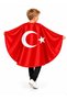Turkish Flag Children's Cape - April 23 October 29 Republic Day Moon Star Printed Show Costume - 4