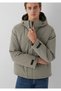 Hooded Inflatable Khaki Men's Jacket M0110833-70321 - 2